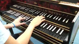 Paradise Coldplay cover on harpsichord