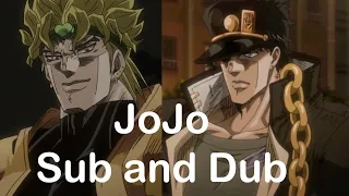 JoJo’s Bizarre Adventure Villains and JoJos Sub and Dub Comparison