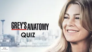 Greys Anatomy Quiz 1