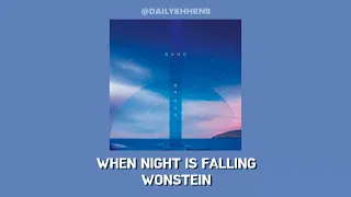[Han/Eng] When Night is Falling - WONSTEIN | ENG LYRICS Translation