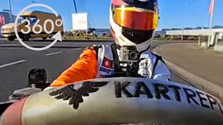 Karting On The Streets In 360° | Rotax Max Senior