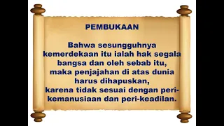 #UUD1945 #UUD #undangundangdasar Pembukaan Undang Undang Dasar Negara Republik Indonesia Tahun 1945