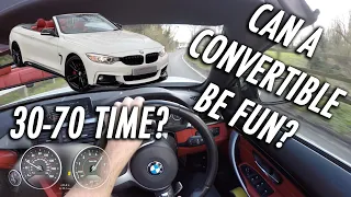 2016 BMW 440i Cabriolet DRIVING POV/REVIEW