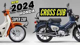 NEW 2024 Honda Cross Cub + Super Cub Motorcycles Released!