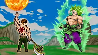 Broly vs Escanor - Dragon ball vs Seven Deadly Sins Mugen