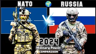 NATO vs RUSSIA Military Power Comparison 2024