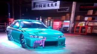 My Nissan 240sx on midnight club