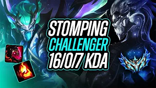 STOMPING CHALLENGER LIKE A LOW ELO AS KASSADIN *HUNTER MINDSET*