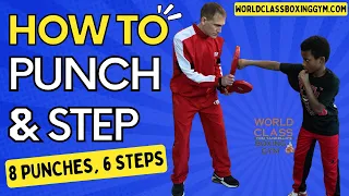 How To Punch -n- Step Moving Forward and Backward