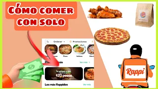 Cómo comer con solo 20 pesos Con Rappi / ¿Cómo funciona RAPPI? / Rappicréditos y envios gratis