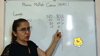 MMC PARTE 3: MÍNIMO MÚLTIPLO COMUM - DE 120 E 80 COM A PROFESSORA LÉO MORAES❤️