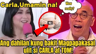 CARLA abellana kinumpirma ang totoong dahilan sa 2nd wedding nila ni TOM rodriguez!