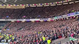 Flower of Scotland and hen wlad fy nhadau( land of my fathers) Scotland v wales 11th feb 2023