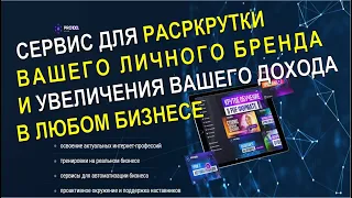 #pro100game Сервис для раскрутки вашего личного бренда и увеличения вашего дохода в любом бизнесе