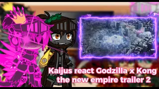 Kaijus reaccionan a Godzilla x Kong: The New Empire trailer 2