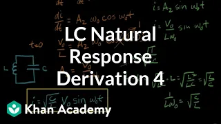 LC natural response derivation 4