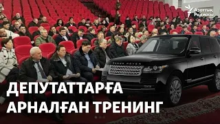 Мәслихат депутаттарын ауылдарға Range Rover-мен бармауға шақыратын видео тарады