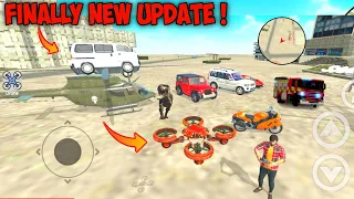 Finally Biggest Update Indian Bikes & Cars Master 3D Open World Game | Drone , Army Helicopter ,Car