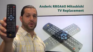 ANDERIC RR0A60 Mitsubishi TV Remote Control - www.ReplacementRemotes.com