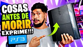 🚀COSAS que DEBES HACER con TU PS3!!! ANTES de MORIR!!! | APROVECHA TU CONSOLA😱