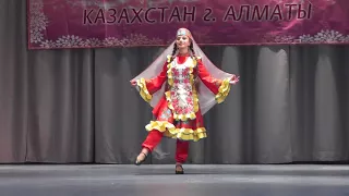 Татарский народный танец. Стилизация. Побережнюк Карина 15 лет. Казахстан город Алматы.
