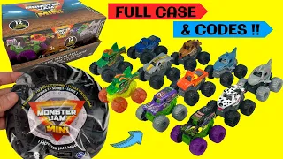 Monster Jam Mini Series 1 Full Case & Codes 2021 Spin Master