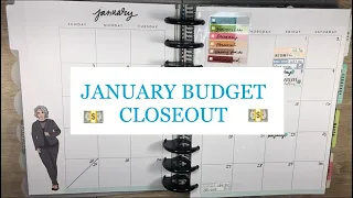 JANUARY BUDGET CLOSEOUT | DEBT SNOWBALL | SAVINGS TRACKER | GOALS MET