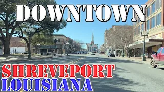 Shreveport - Louisiana - 4K Downtown Drive