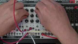 Joranalogue Audio Design DELAY 1 (pre-production) / zero-input feedback delaying / because why not