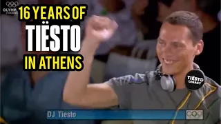 16 YEARS OF TIËSTO AT OLYMPIC GAMES (ATHENS 2004)