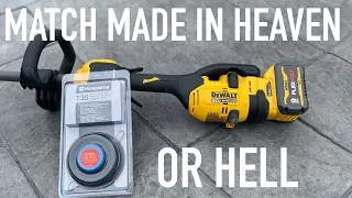 Dewalt 60volt String trimmer UPGRADES - Recommended by viewers - Husqvarna T35 INSTALL