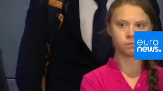 Climate activist Greta Thunberg glares at Donald Trump after giving powerful speech at UN