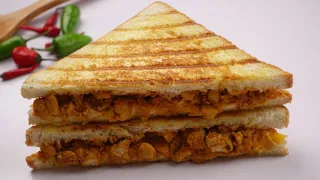 Sandwich Recipe,Tandoori Chicken Sandwich By Recipes Of The World