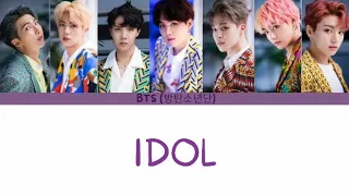 BTS - IDOL (Colour Coded Lyrics)