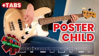 POSTER CHILD - Red Hot Chili Peppers // Bass Cover // Play Along Tabs // Flea Jazz Bass