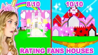 RATING FANS BUILDS In Adopt Me! (Roblox)