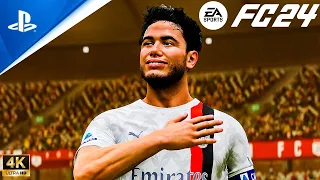 FC 24 | Roma vs AC Milan | Friendly Match | PS5 Gameplay 4K #FC24 #EAFC24 #EASPORTS