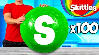 Ogromny Skittles | Jak zrobić największy na świecie Skittles od VANZAI