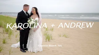 Delta Hotel Virginia Beach Wedding // Karolina +Andrew // Feature Film