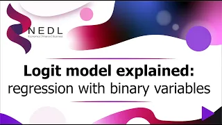 Logit model explained: regression with binary variables (Excel)