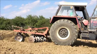 Zetor 12145 - Podmítání po ječmenu 2019