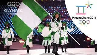 African nations at the Opening Ceremony | Day 1 | Winter Olympics 2018 | PyeongChang