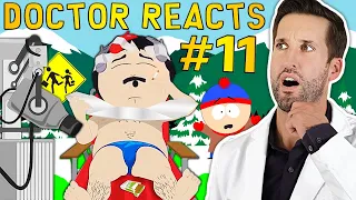 ER Doctor REACTS to Funniest South Park Medical Scenes #11