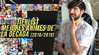 TIERLIST DE LOS 100 MEJORES ANIME DE LA DECADA (2010 - 2019)