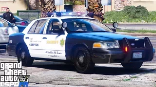 GTA 5 LSPDFR Police Mod 457 Los Angeles County Sheriff LoJack Unit Leads To Arrest | Compton Patrol