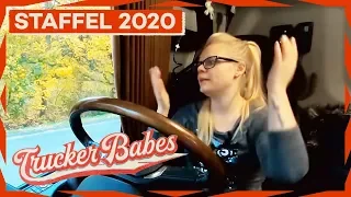 Manu von Vollsperrung und Autofahrer genervt: "Meine Fresse!" | Trucker Babes | Kabel Eins