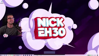 Nickeh30 getting a 100 million Canadian dollars to his cancer charity live stream