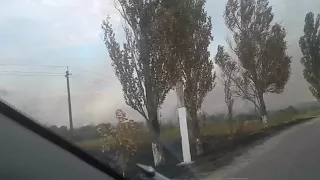 Пожар возле Лисичанского желатинового завода