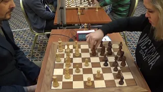 GM Alexander Morozevich - WIM Lupik Marina, Sicilian Defense, Blitz chess