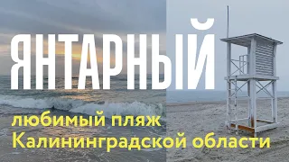 Янтарный Зимой | Красивый Пляж Балтийского Моря | Калининградская Область